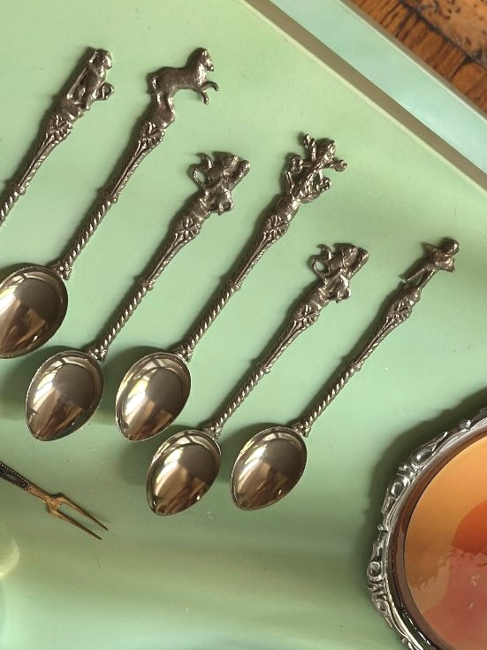 Set of 6 vintage coffee spoons