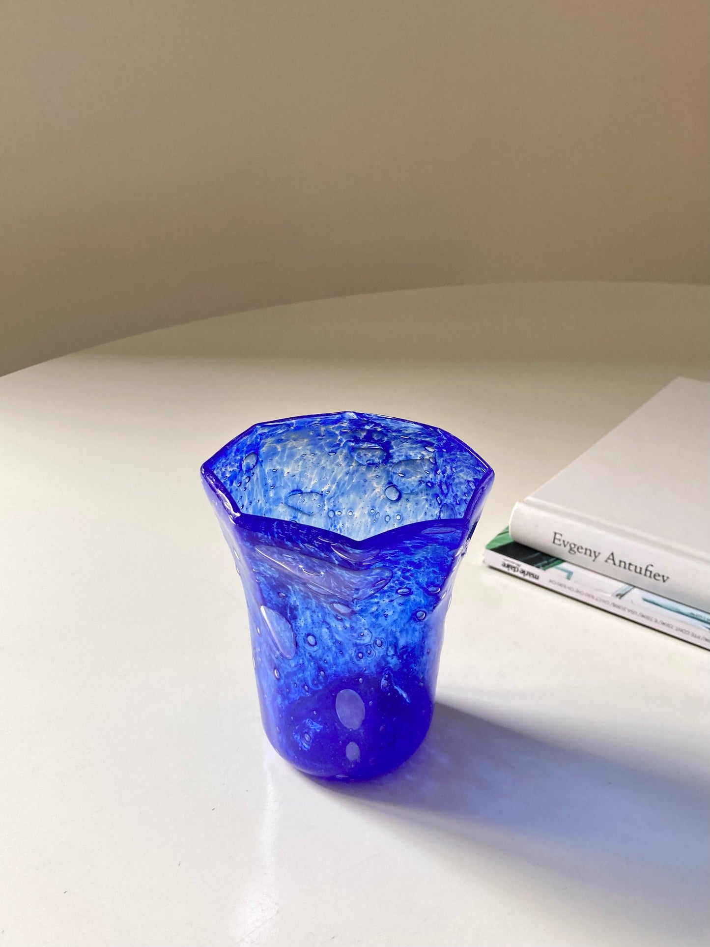 Set di goti veneziani blu ottagonali