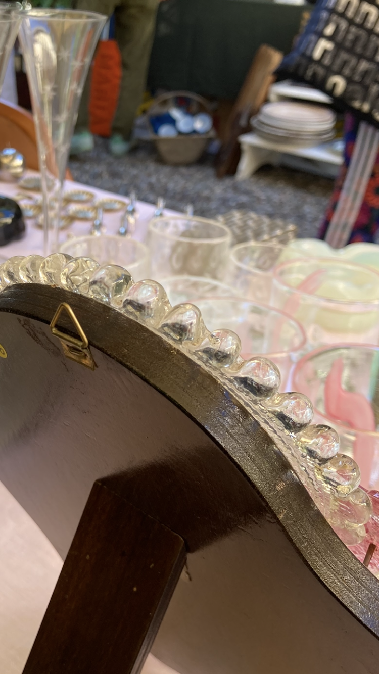 Specchio in vetro di Murano vintage