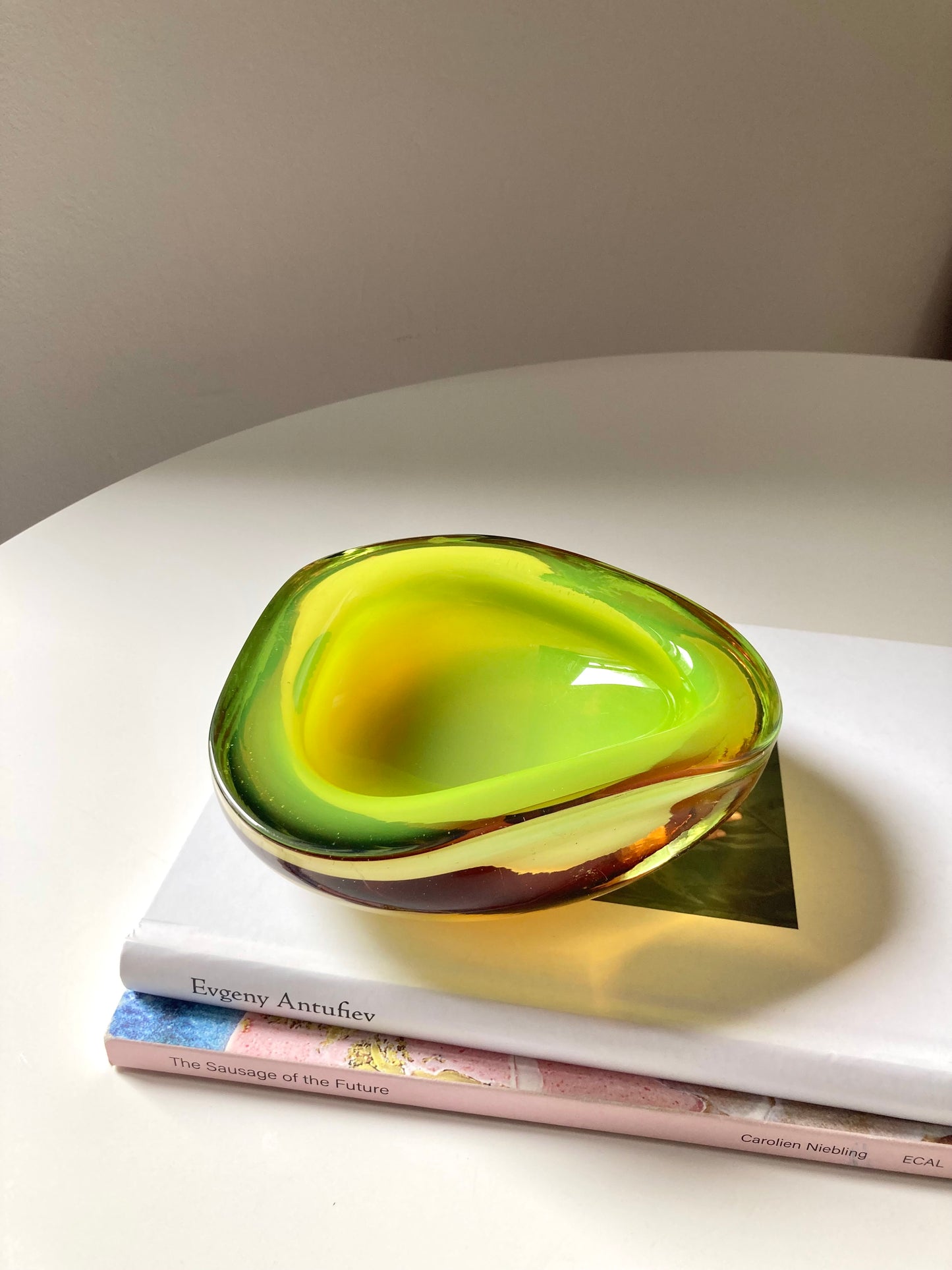 Grande svuotatasche in vetro di Murano