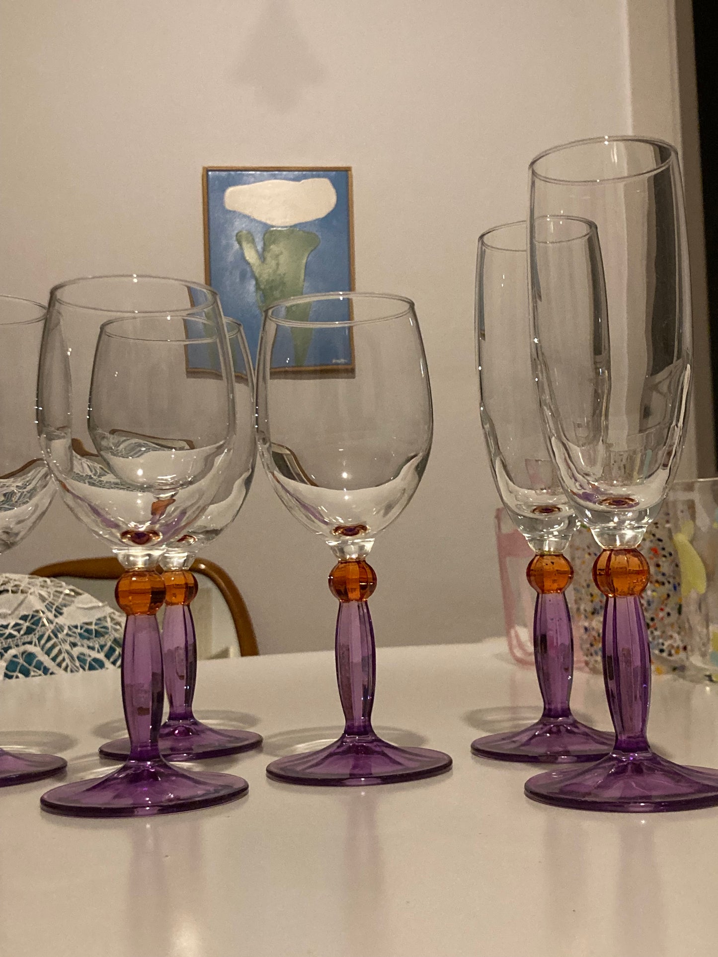 Servizio 12 calici da vino e acqua