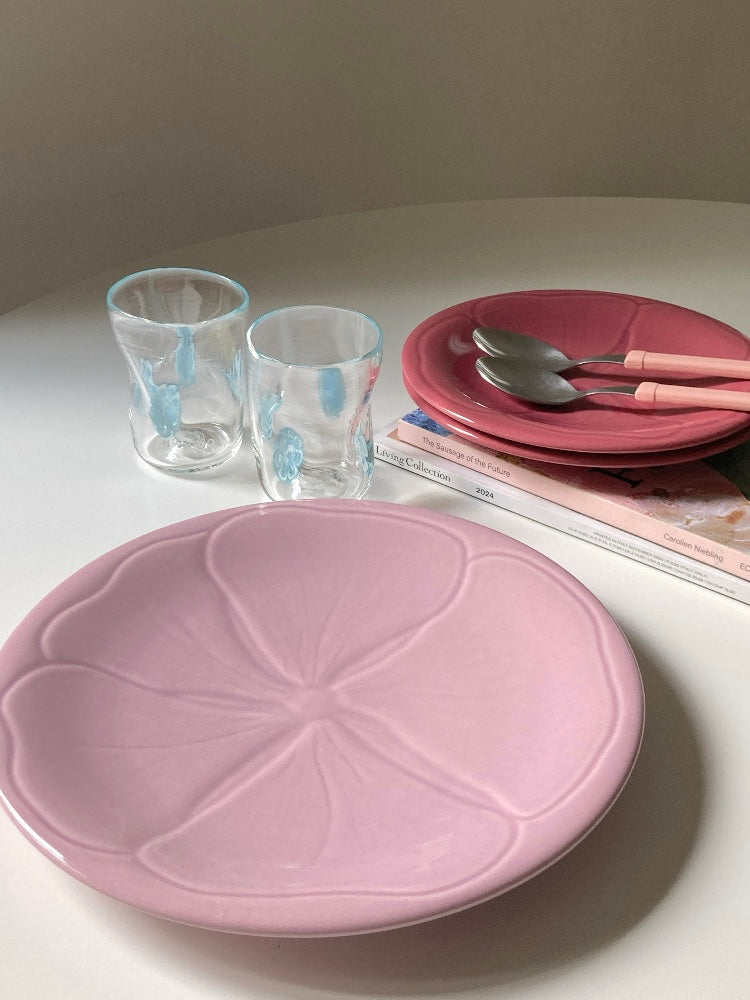 Set di 6 grandi piatti piani francesi