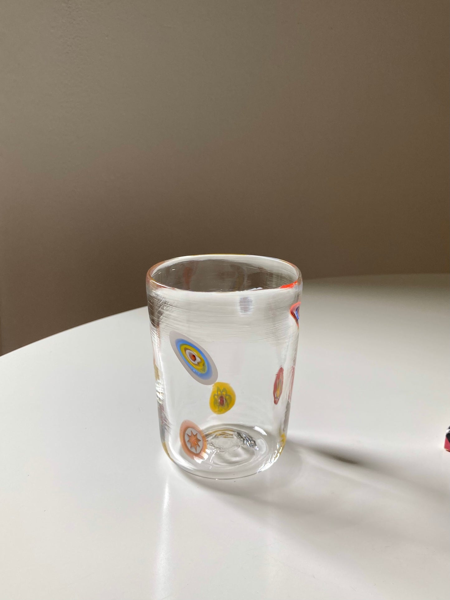 Murano glass tumbler