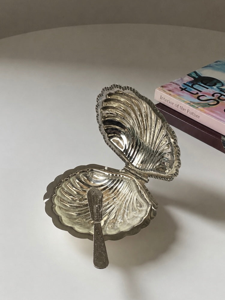 Conchiglia porta burro con spatolina