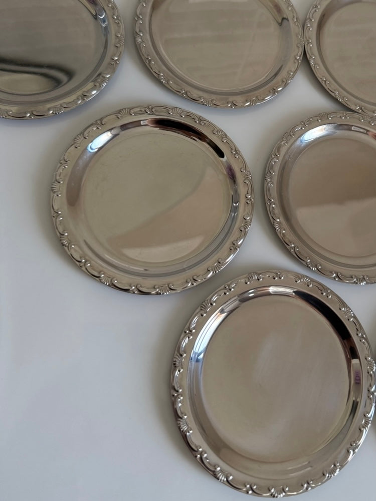 Rosetta ~ Set sottobicchieri con conchigliette