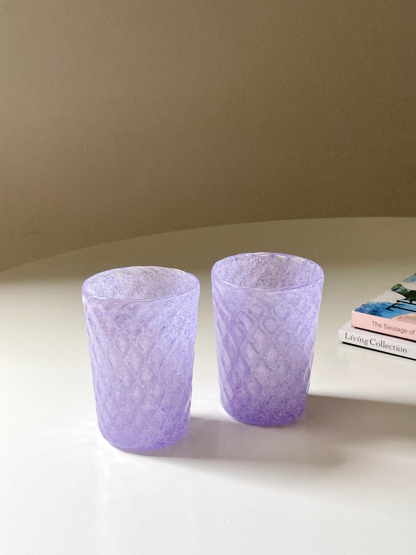 Set di goti veneziani balloton lilla