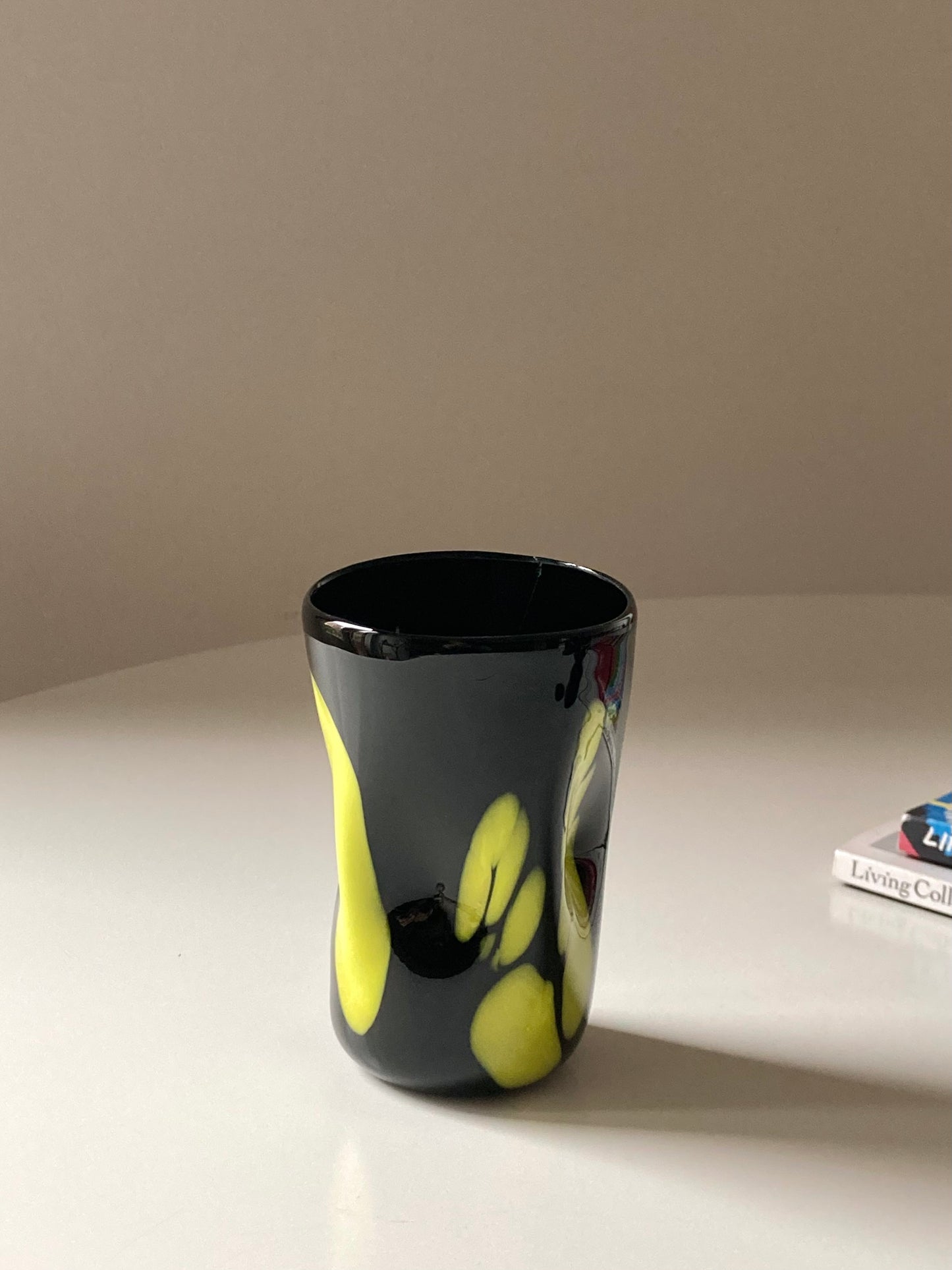 Set di goti veneziani neri a macchie