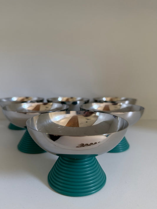 Rosetta ~ Set 6 coppette con base Tiffany