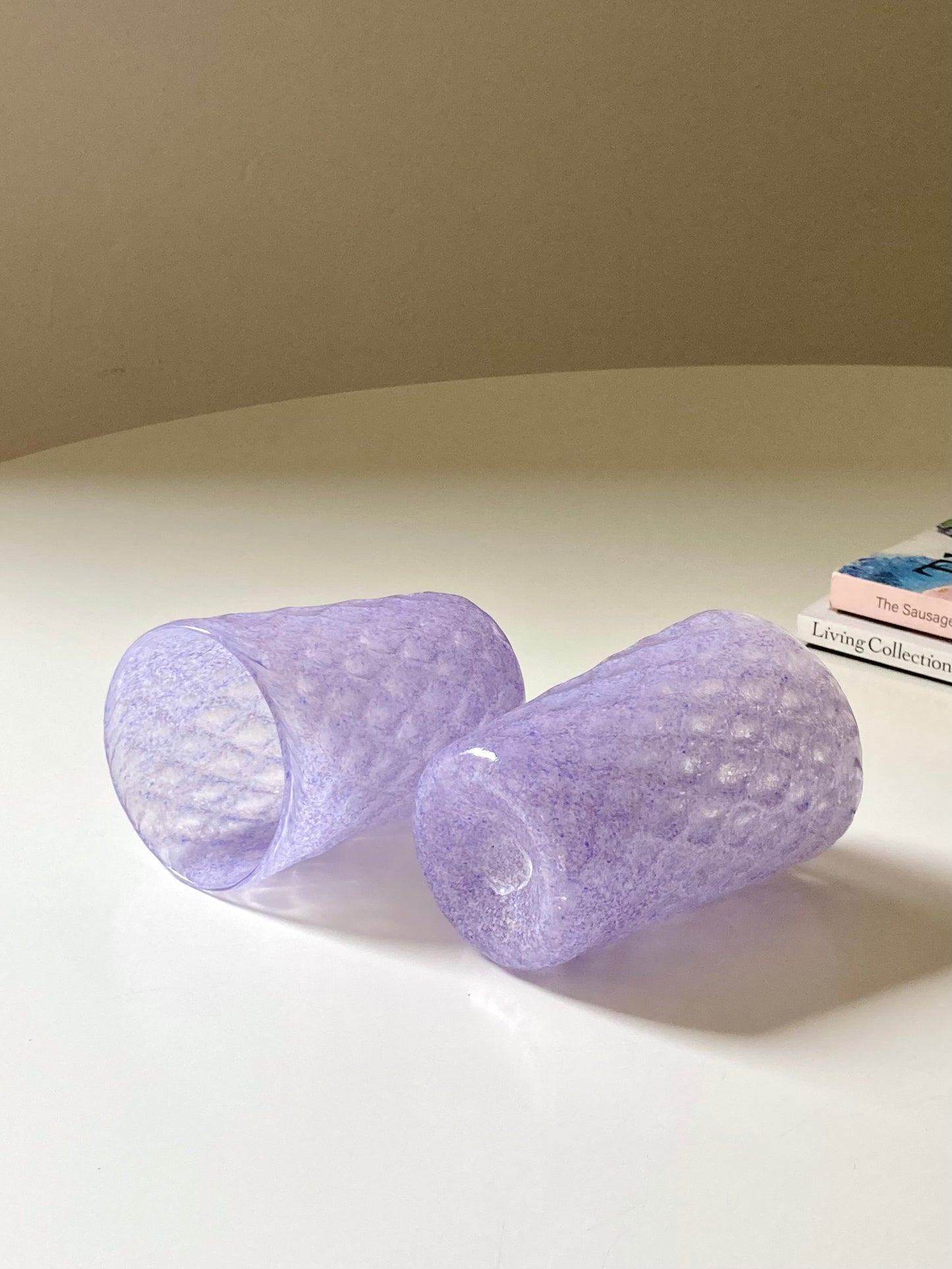 Set di goti veneziani balloton lilla