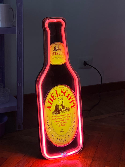 Insegna luminosa vintage Adelscott