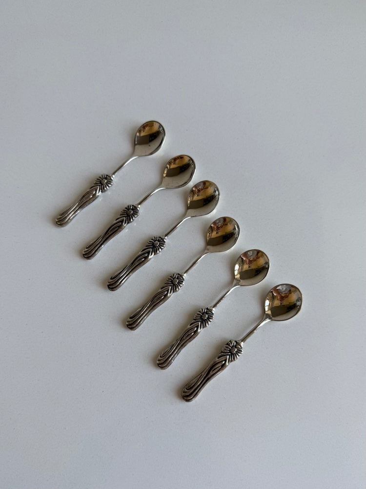 Rosetta ~ Set 6 cucchiaini con fiocco