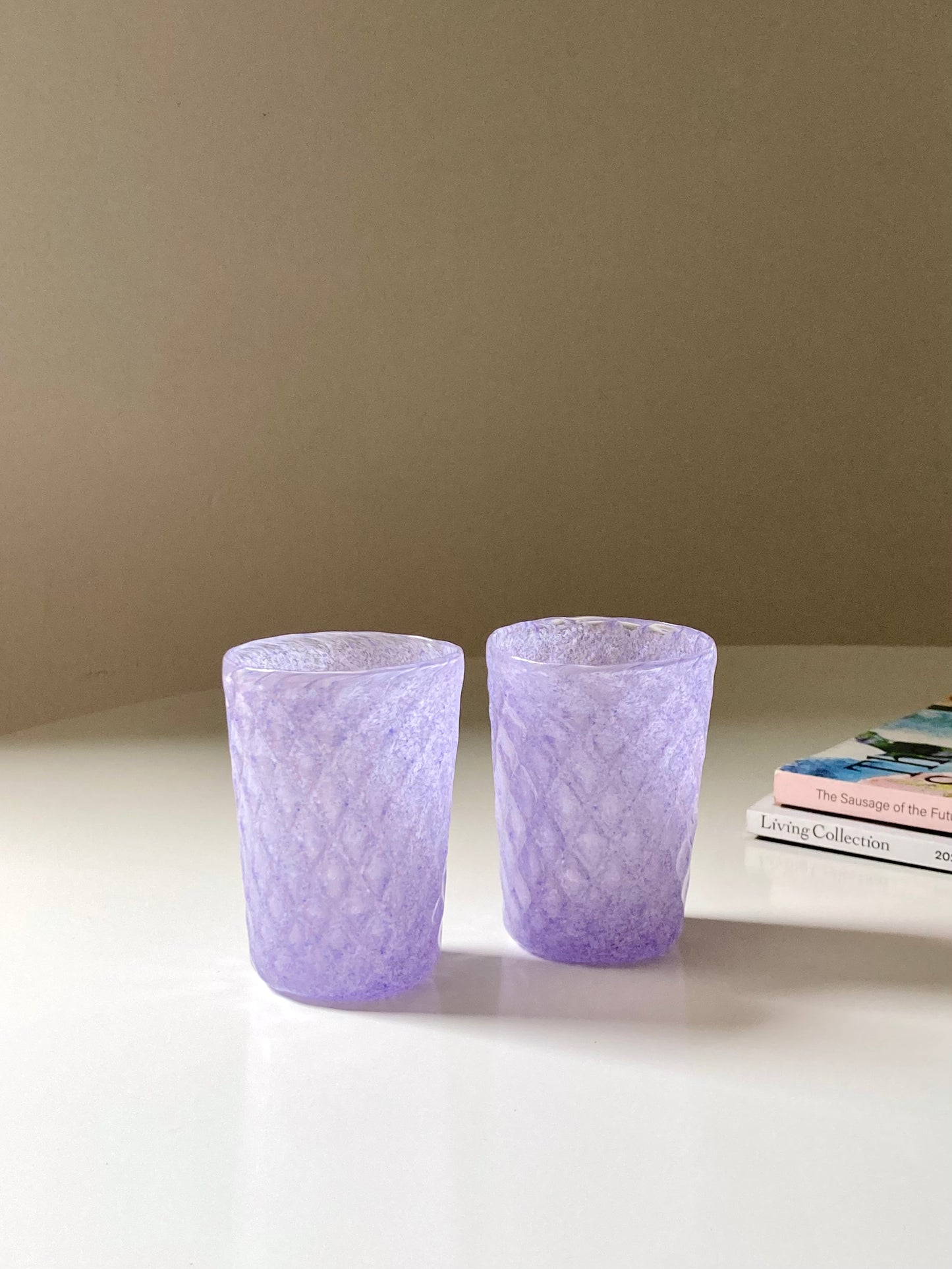 Set di goti veneziani balloton lilla