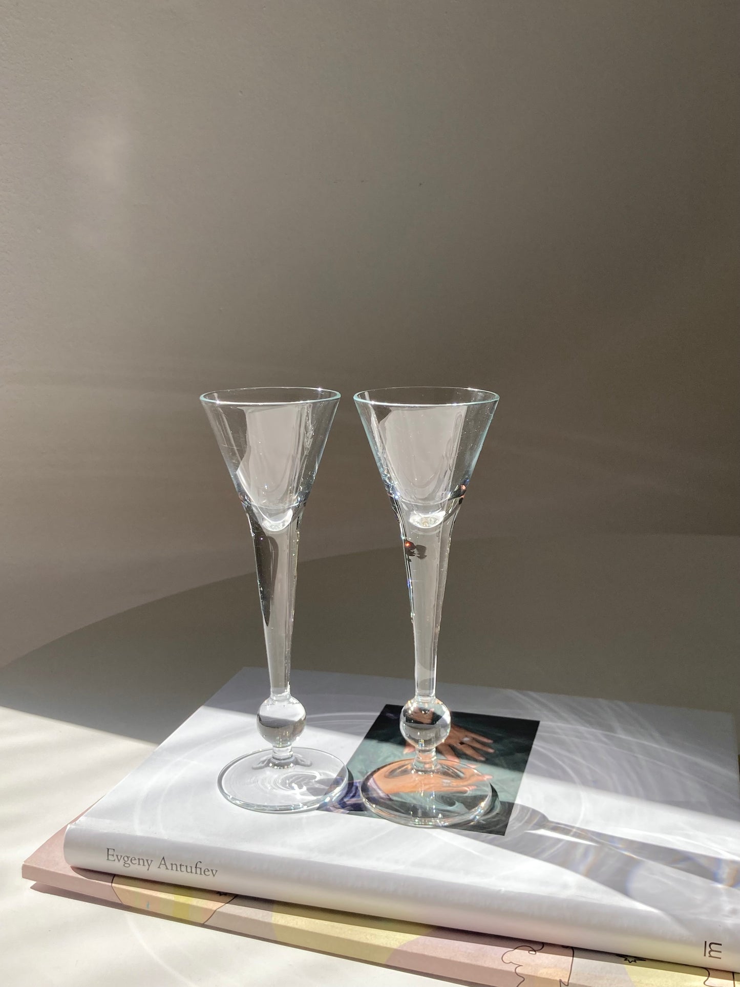 Set of 4 tall bitter glasses