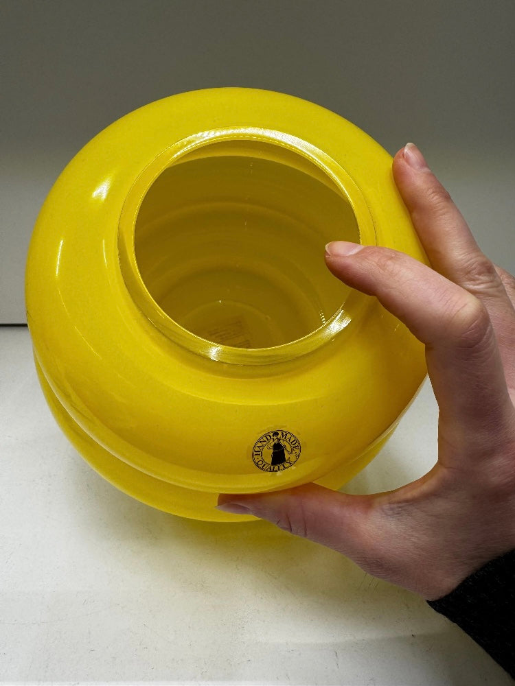 Vaso in vetro giallo IKEA KALLARHALS