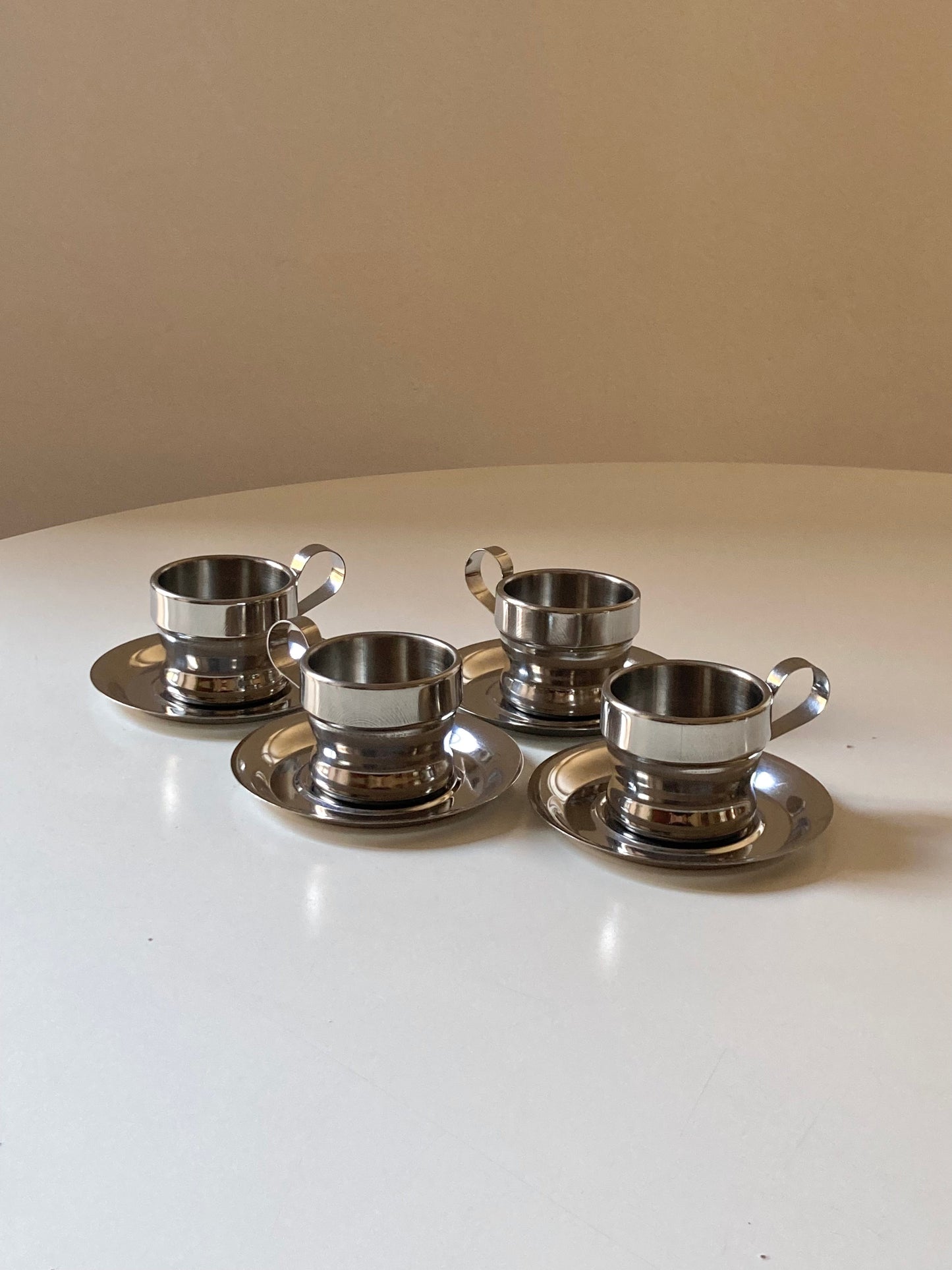 Set di 6 tazzine da caffè termiche in acciaio