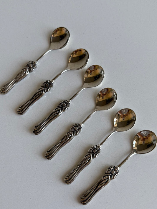 Rosetta ~ Set 6 cucchiaini con fiocco