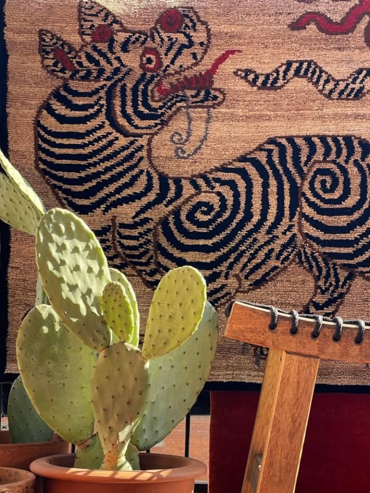 Particuliers ~ Tappeto tibetano vintage