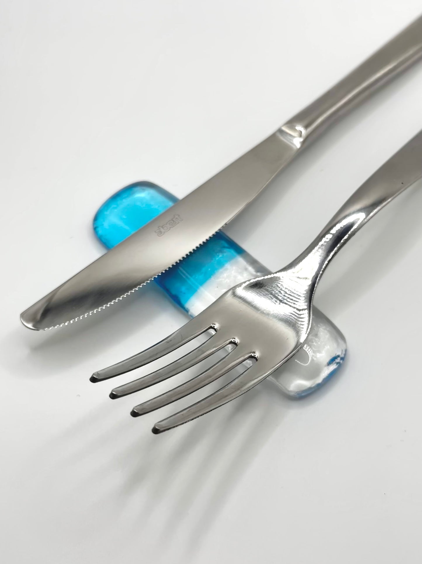 Poggia posate blu