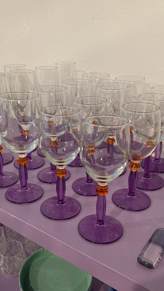 Servizio 12 calici da vino e acqua