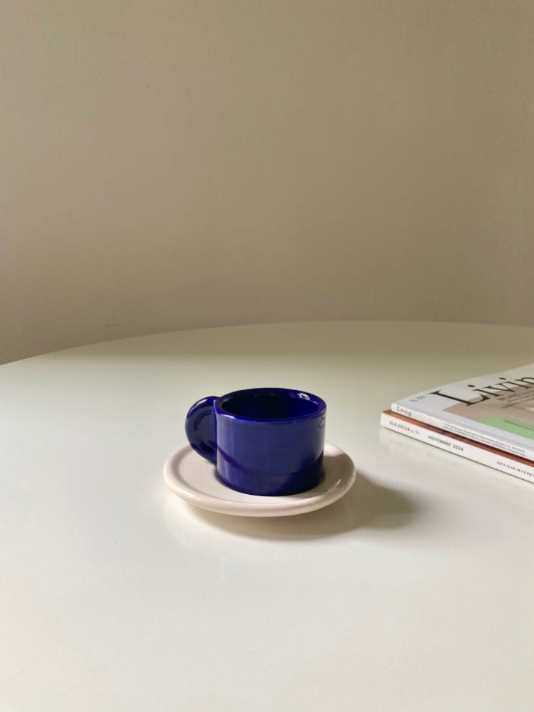 Set 4 tazzine da caffè in ceramica