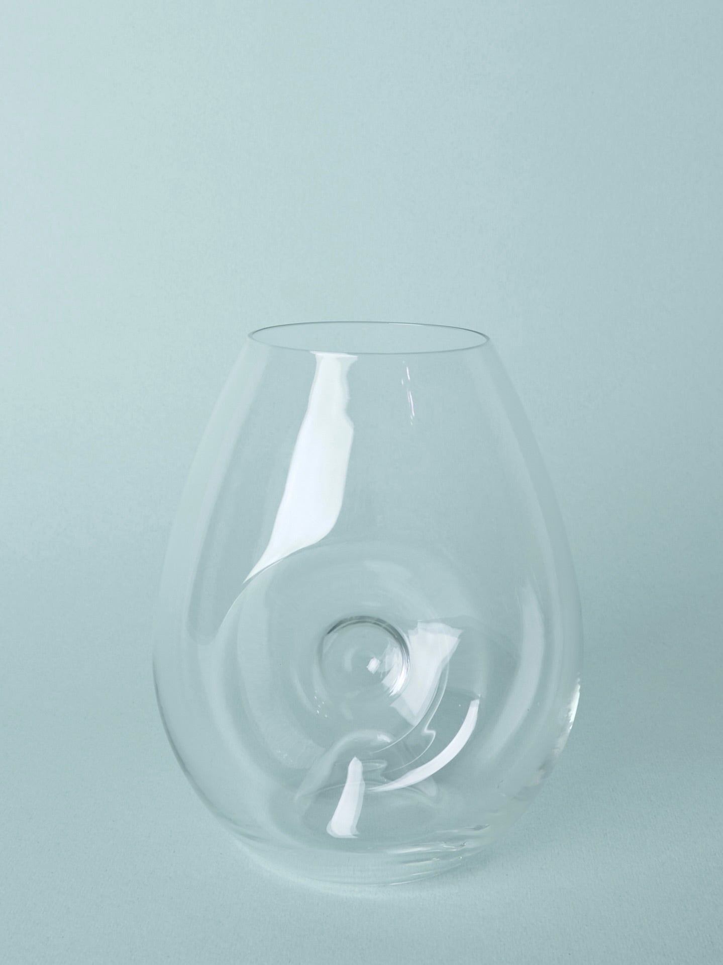 Set of 6 glasses with two-finger handle